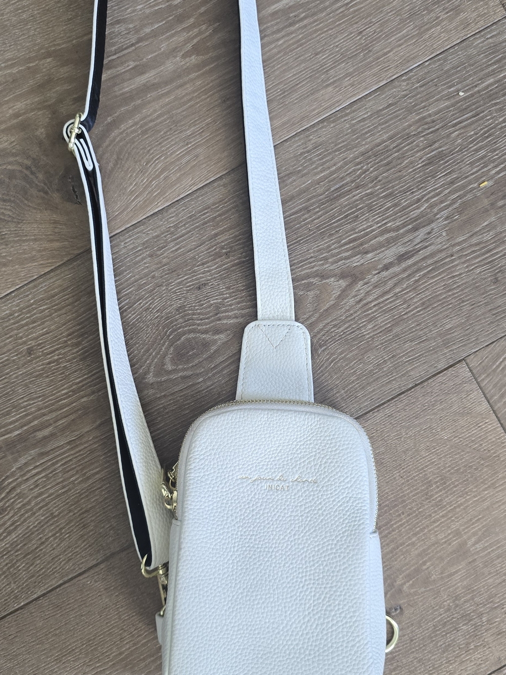 Beautiful Trending White Leather Crossbody Bag